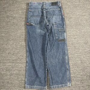 Vintage 90s Guess Workwear Carpenter Jeans Men 33X32 Skater Blue Faded Skate Y2K